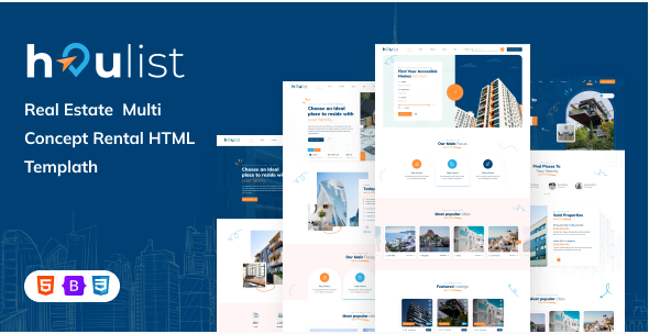 Houlist – Real Estate Group HTML Template