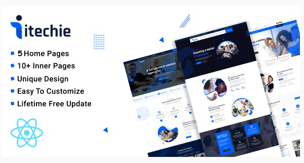 Itechie - It Solutions And Services React Nextjs Template