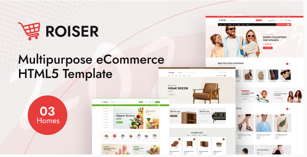Roiser – Multipurpose eCommerce HTML5 Template