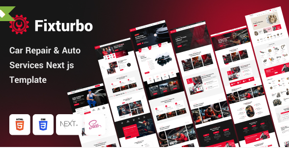 Fixturbo - Car Service & Auto Repair Next Js Template