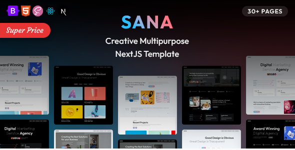 Sana - NextJS Creative Multipurpose Template