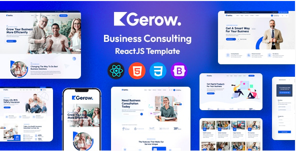 Gerow - Business Consulting ReactJS Template