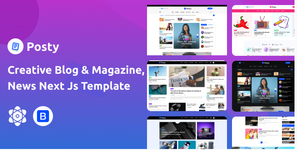 Posty - News Magazine NextJS Template
