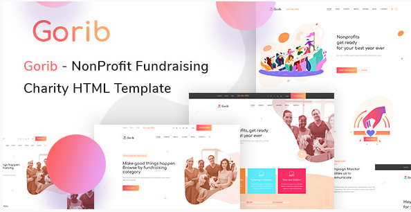 Gorib - Fundraising & Chairty HTML Template
