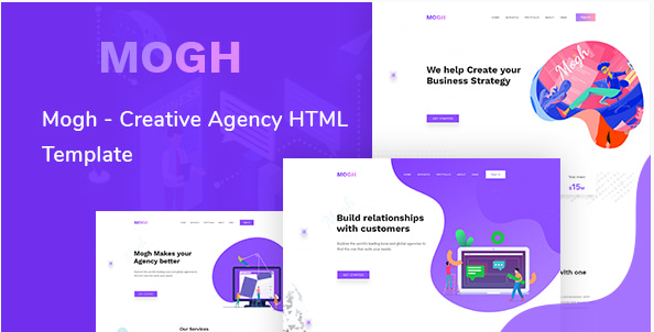 Mogh - Creative Agency HTML Template