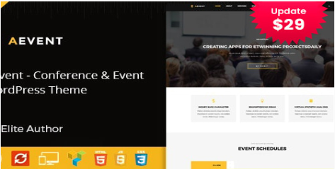 Aevent - Conference & Event WordPress Theme
