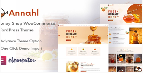 Product Image - Annahl – Organic & Honey Shop WordPress Theme Product Image - Annahl – Organic & Honey Shop WordPress Theme