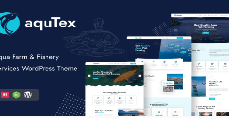 Product Image - Aqutex – Aqua Farm WordPress Theme + RTL