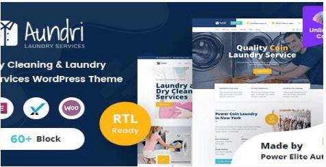Product Image - Aundri – Dry Cleaning Services WordPress Theme