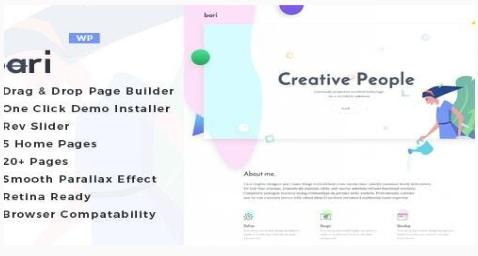 Product Image - Bari – Portfolio & Digital Agency WordPress Theme