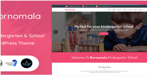 Product Image - Bornomala – Kindergarten & School WordPress Theme Product Image - Bornomala – Kindergarten & School WordPress Theme