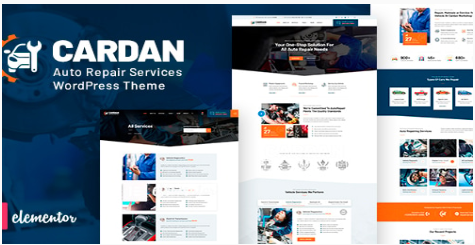 Product Image - Cardan – Car and Auto Repair WordPress Theme
