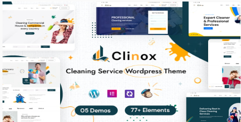 Product Image - Clinox – Cleaning Services WordPress Theme Product Image - Clinox – Cleaning Services WordPress Theme
