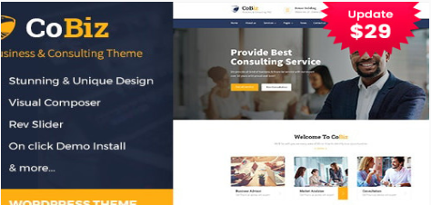Product Image - Cobiz -Business Consulting WordPress Theme