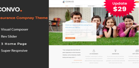 Product Image - Convo – WP Theme for Business And Insurance Product Image - Convo – WP Theme for Business And Insurance