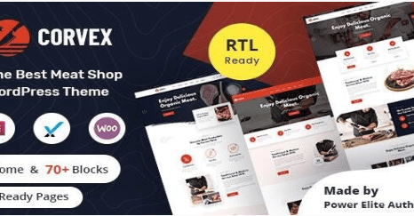 Corvex - Butcher & Meat Shop WordPress Theme