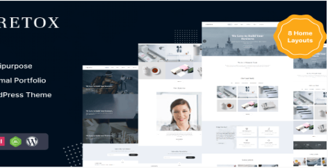 Product Image - Cretox – Multipurpose Portfolio WordPress Theme