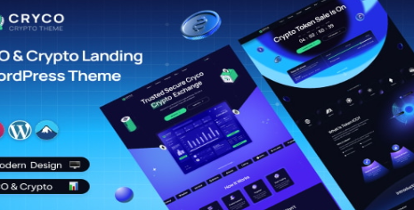 Product Image - Cryco – ICO & Crypto Landing WordPress Theme