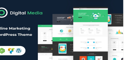 Product Image - Digital Media – Online Marketing WordPress theme
