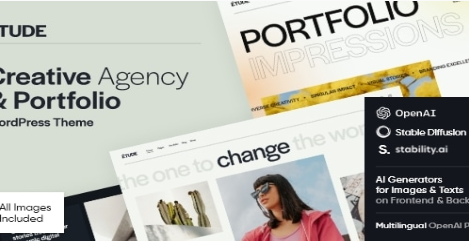 Etude — Creative Agency & Portfolio WordPress Theme