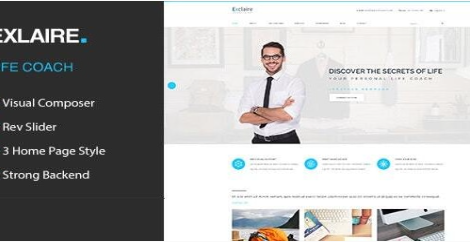 Exclaire – Personal Development Coach WP Theme