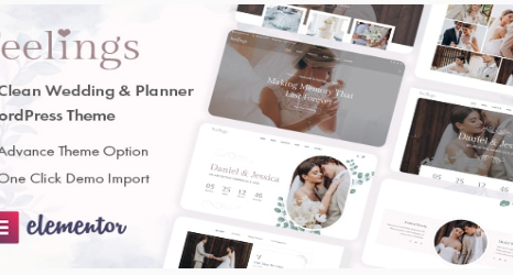 Product Image - Feelings – Wedding & Planner WordPress Theme