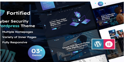 Fortified | IT & Cyber Security WordPress Theme