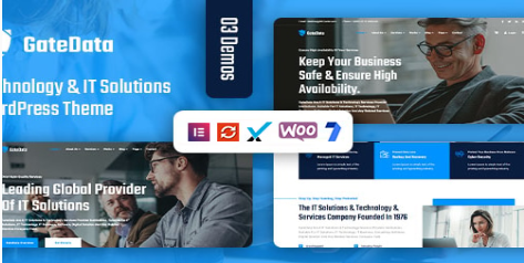Product Image - GateData – IT Solutions & Technology WordPress Product Image - GateData – IT Solutions & Technology WordPress