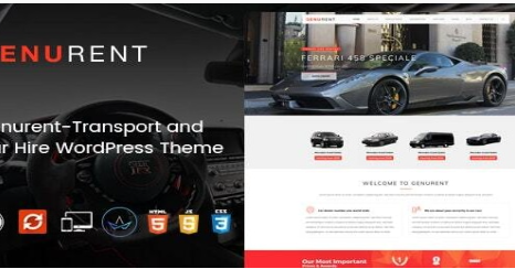 Product Image - Genurent – Transport and Car Hire WordPress Theme