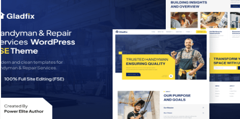 Product Image - Gladfix – Handyman & Repair Services WordPress Theme