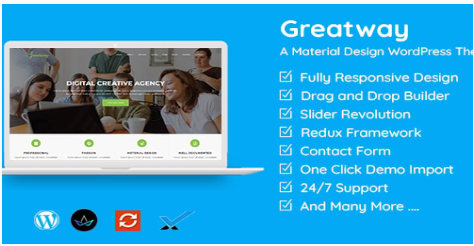 Product Image - Greatway – Material Design WordPress Theme