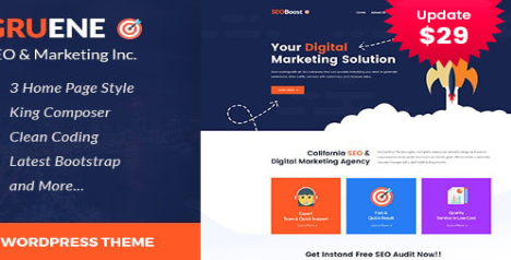 Product Image - Gruene – Digital Marketing WordPress Theme