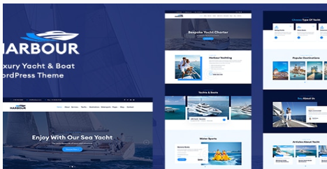 Product Image - Harbour – Luxury Yacht & Boat WordPress Theme
