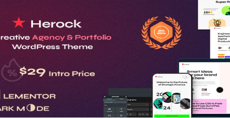 Product Image - Herock – Agency & Portfolio WordPress Theme Product Image - Herock – Agency & Portfolio WordPress Theme