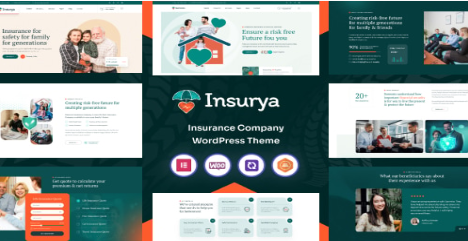 Insurya - Insurance WordPress Theme