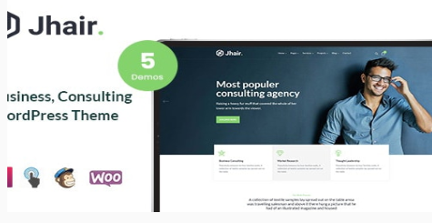 Product Image - Jhair – Business, Consulting WordPress Theme