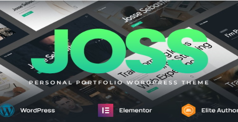 Product Image - Joss – Personal Portfolio WordPress Theme