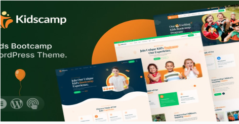 Product Image - Kidscamp – Kids Bootcamp WordPress Theme Product Image - Kidscamp – Kids Bootcamp WordPress Theme