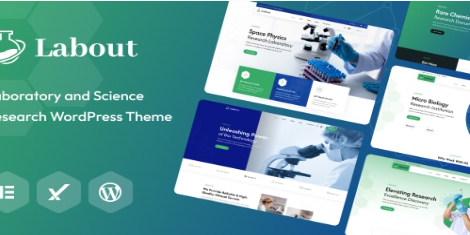 Labout – Laboratory & Research WordPress Theme