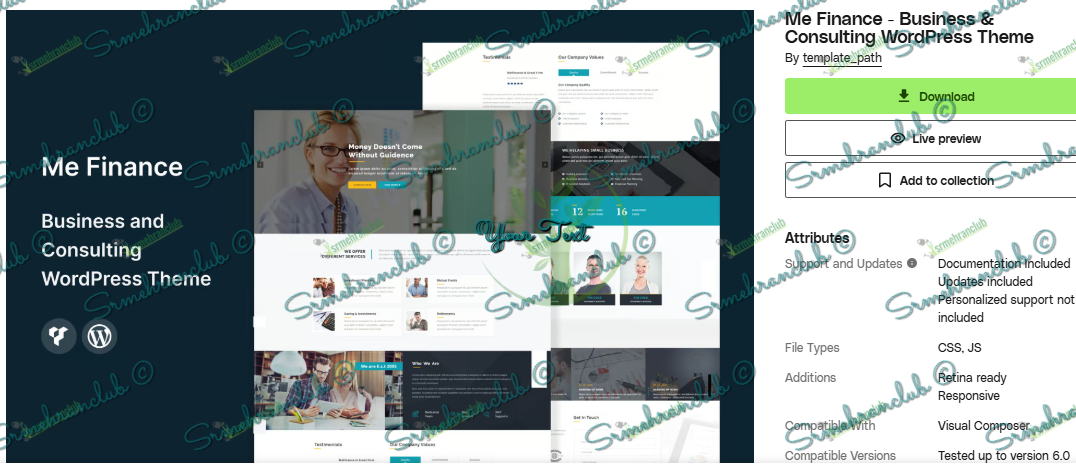 Me Finance Business Consulting WordPress Theme