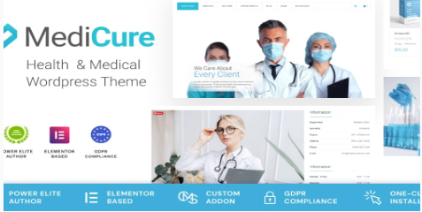 MediCure – Health & Medical Wordpress Theme