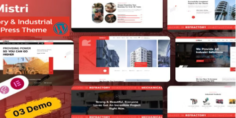 Mistri – Factory & Industrial WordPress Theme