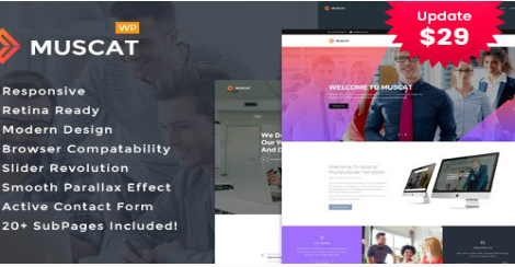 Product Image - Muscat : Multipurpose WordPress Theme