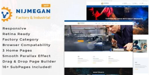 Product Image - Nijmegan – Factory and Industrial Business WordPress Theme