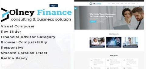 Product Image - Olney Finance -Business Consulting WordPress Theme
