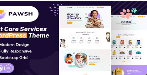 Pawsh | Pet Care Services WordPress Theme