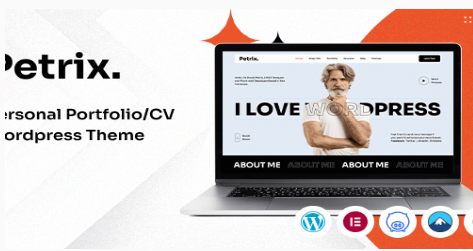 Product Image - Petrix – Personal Portfolio WordPress Theme