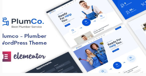 Product Image - Plumco – Plumber WordPress Theme