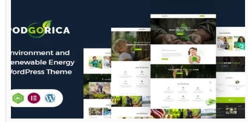 Product Image - Podgorica – Environment and Renewable Energy WordPress Theme