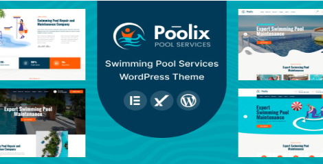 Product Image - Poolix – Pool Cleaning & Renovation WP Theme